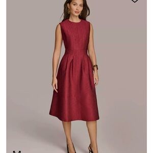 Donna Karan New York Jacquard Fit & Flare - NWT